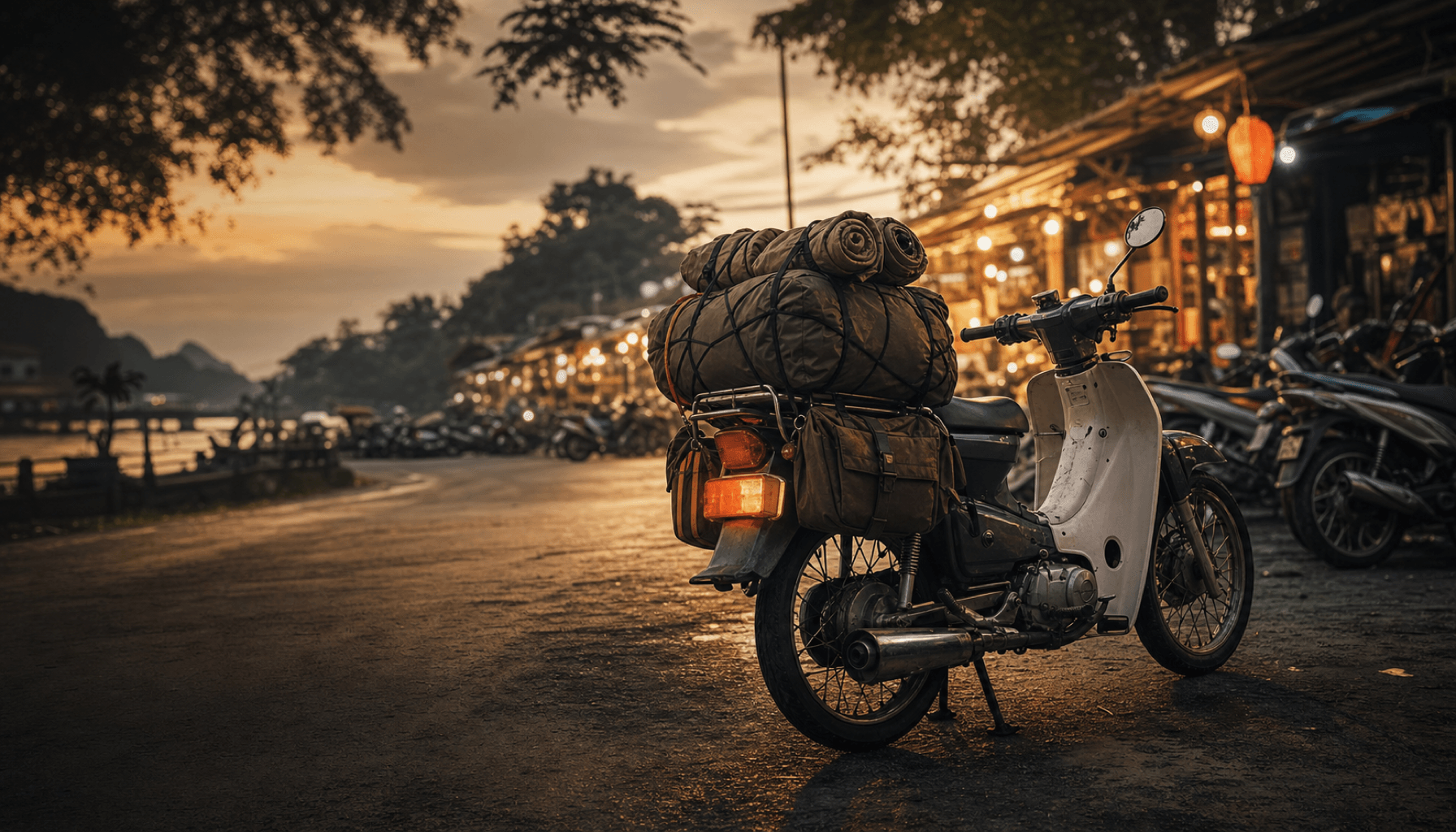 Scooters Only, Part 2: Packing for a 125cc Camping Trip — Under the Seat Is a Universe
