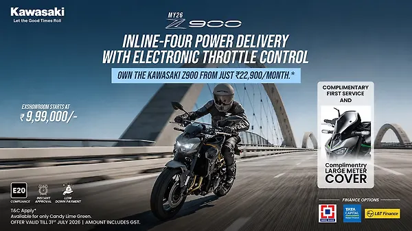 2026 Kawasaki Z900 Offered in India With Free Accessories and Loan Incentives