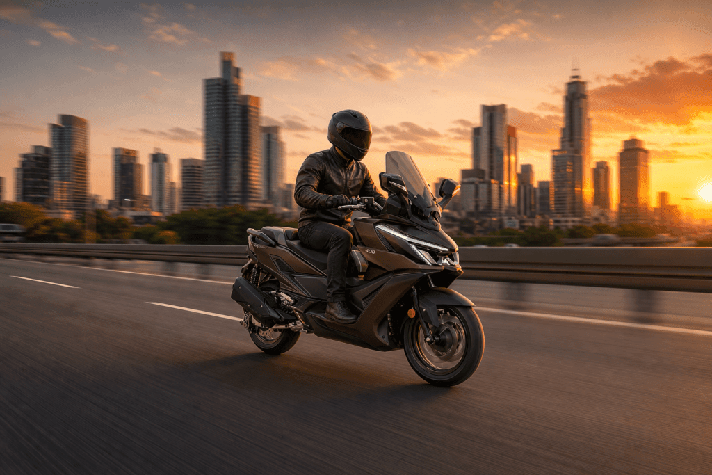 SYM Launches the Cruisym 400i Maxi-Scooter in Argentina, Built for Both City Riding and Long Distances