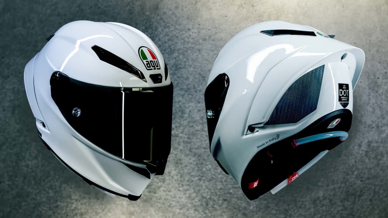 AGV's Full-Carbon Pista GP RR Launches in North America in Pure White