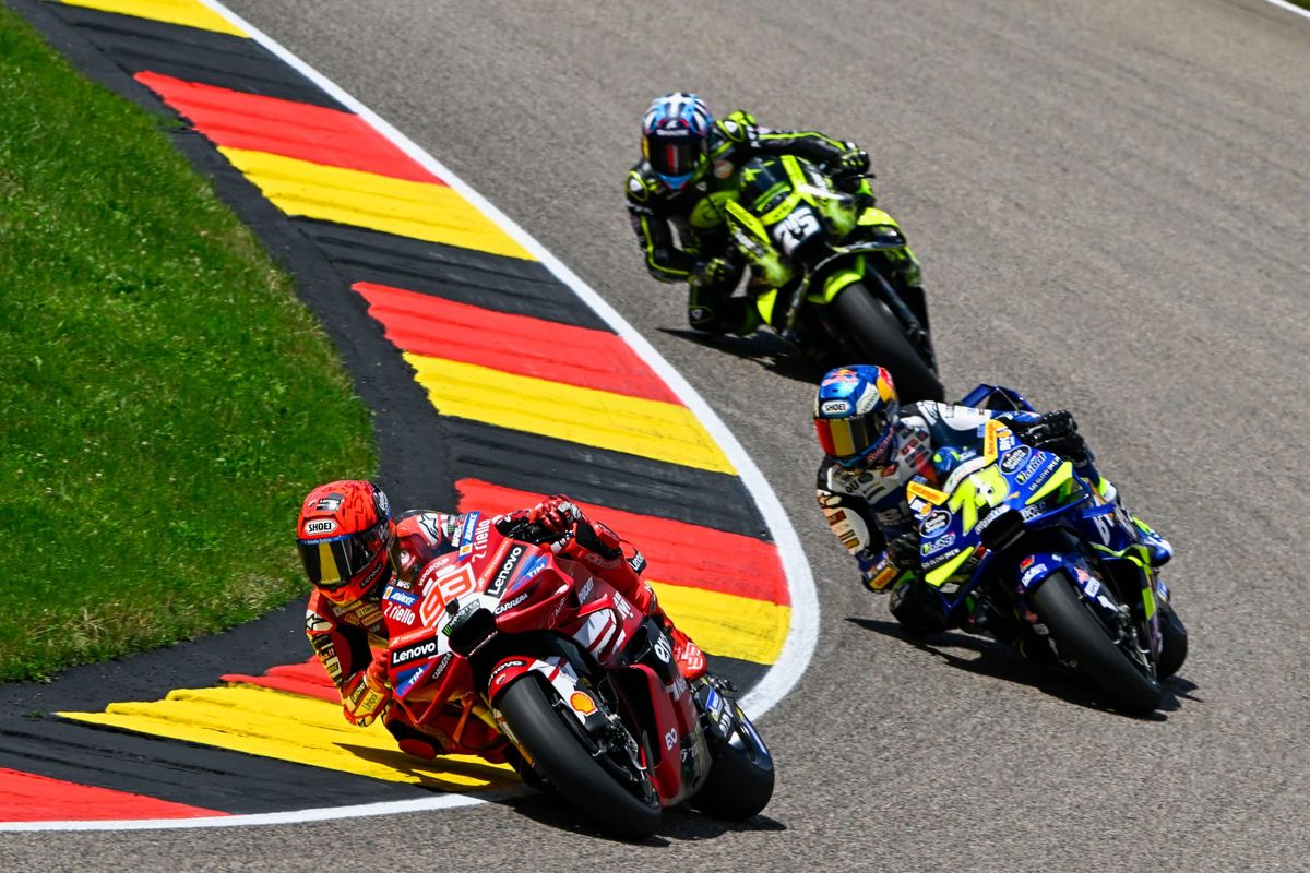 Marquez Dominates at Sachsenring for 10th Career Win There, Closing In on Title