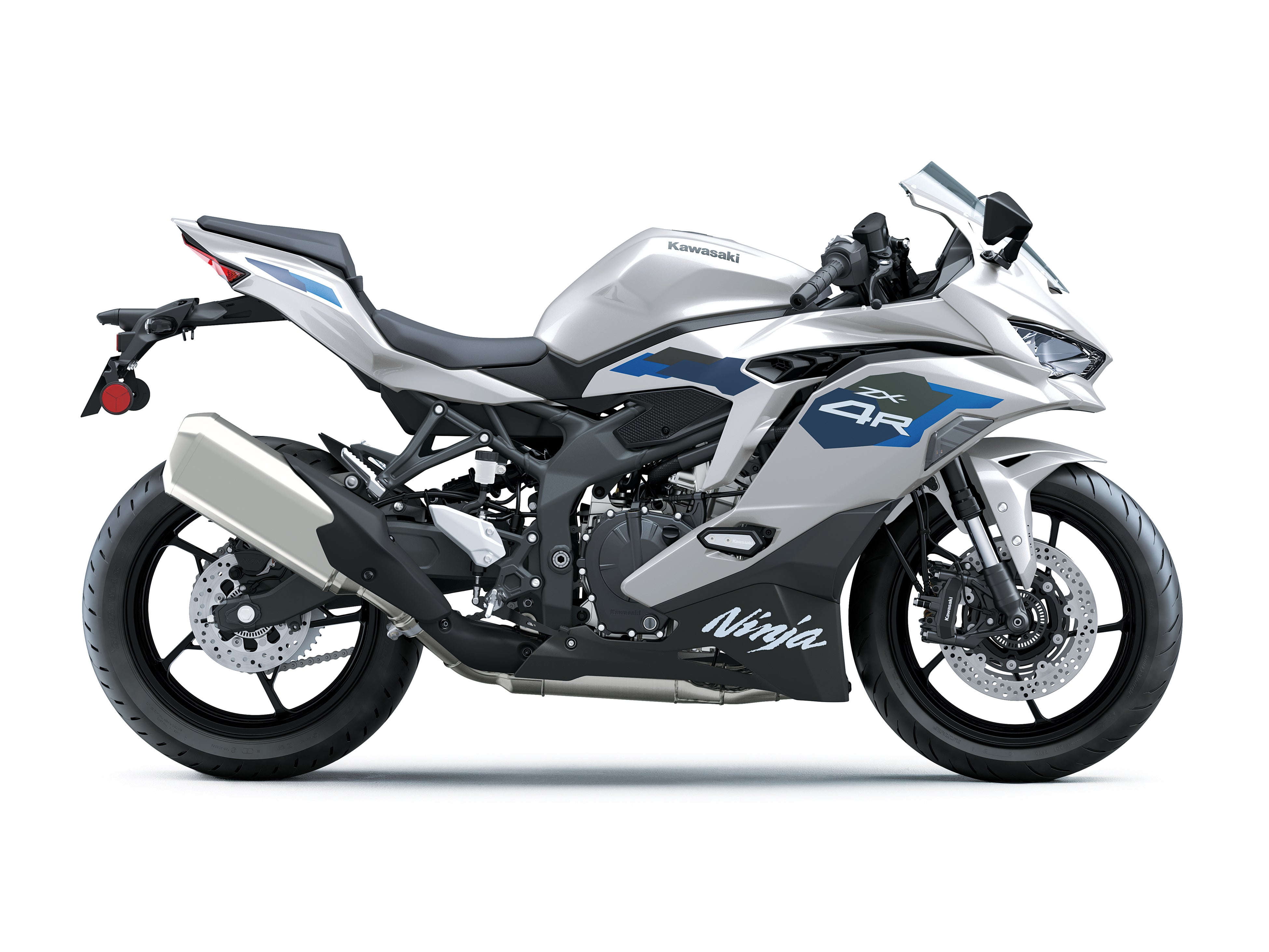 Kawasaki launches Ninja ZX-4R SE and ZX-4RR sportbikes with new silver colorway