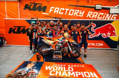 Josep Garcia Clinches Third Straight EnduroGP Title with One Round to Spare