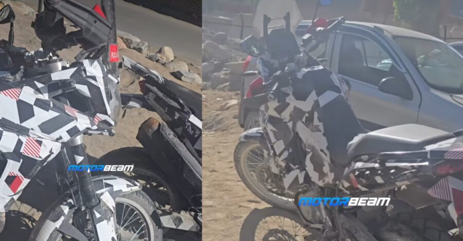 Hero's New, Larger Xpulse 421 Adventure Bike Spotted Testing Again in Ladakh