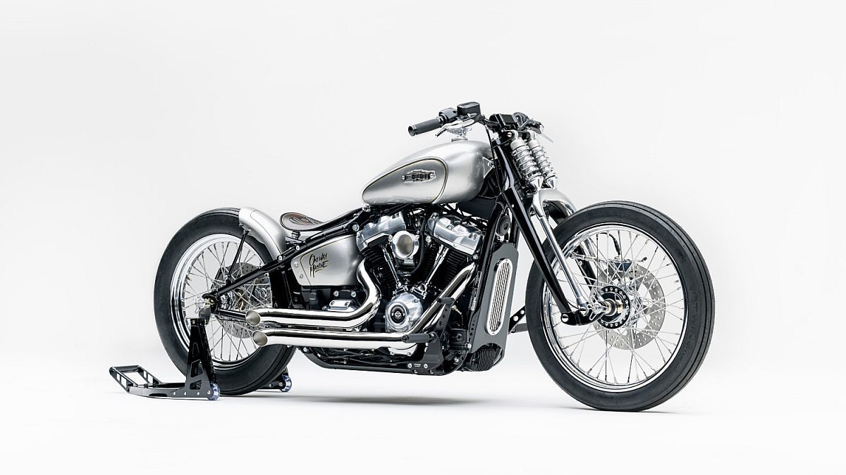 Germany's One Way Machine Builds a Custom Harley-Davidson Softail
