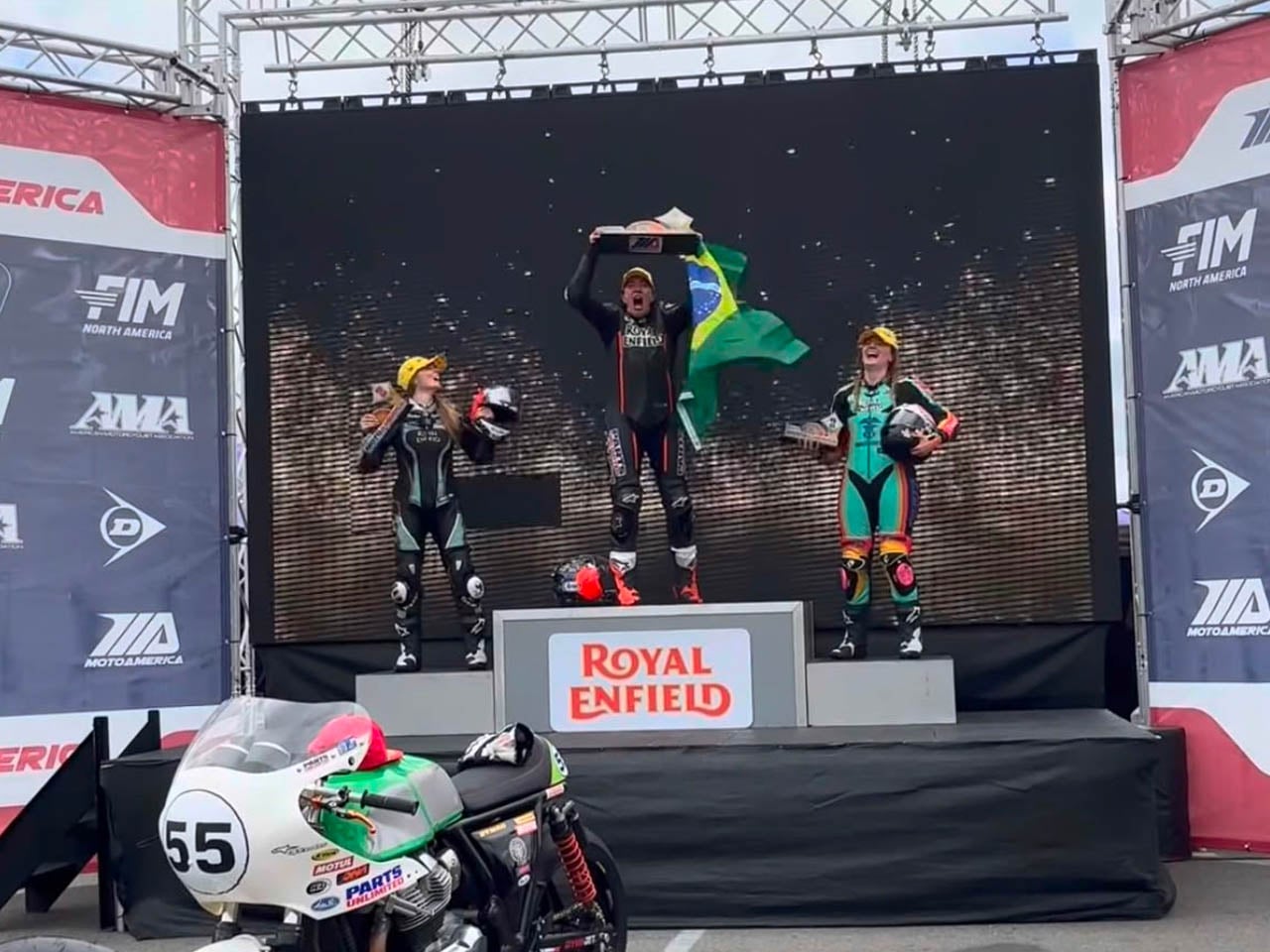Brazil's Tati Paze Scores Her Country's First-Ever MotoAmerica Win