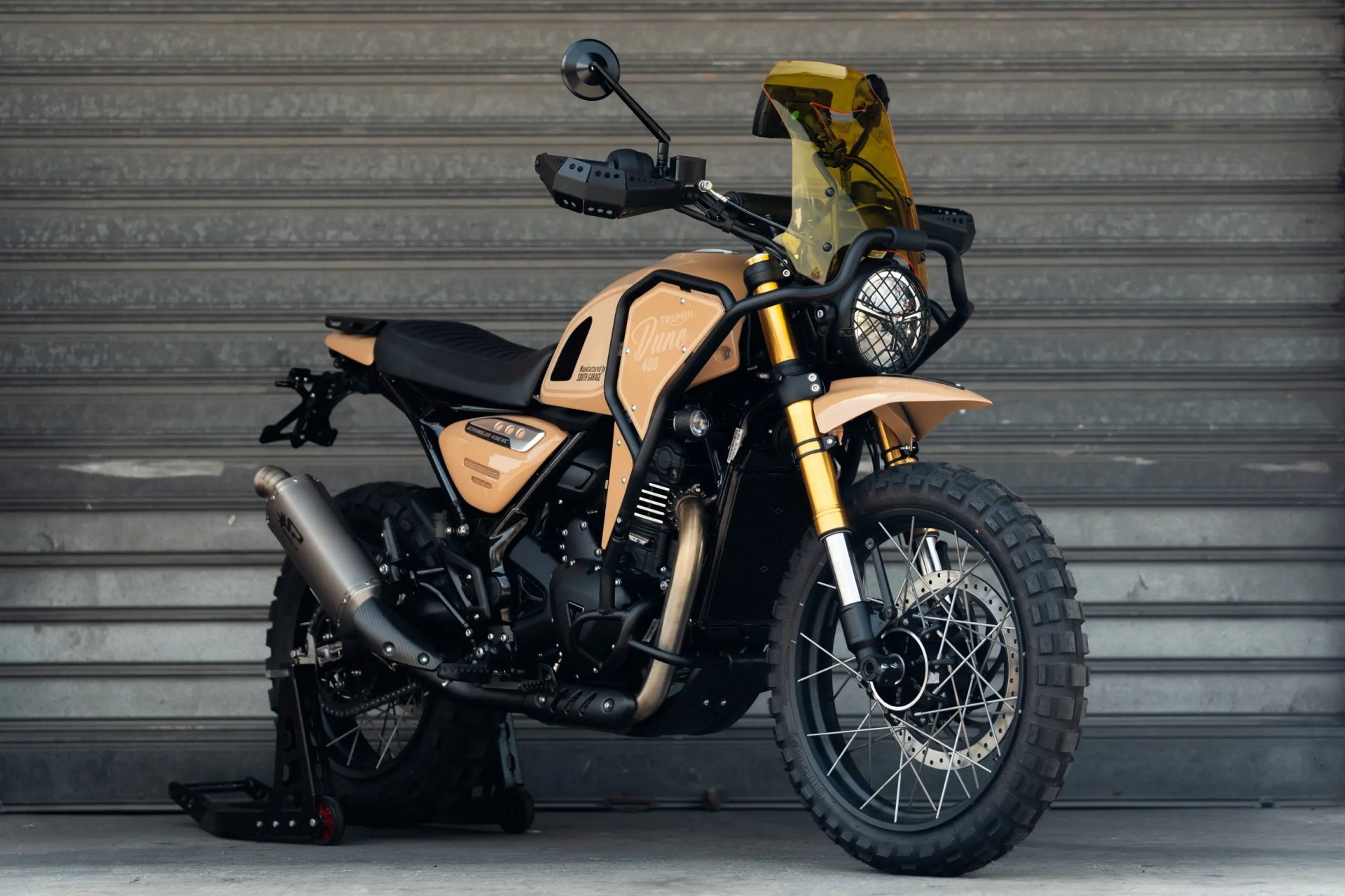 Triumph Dune 400: A Scrambler 400X Custom Inspired by the 1980s-90s Dakar Rally