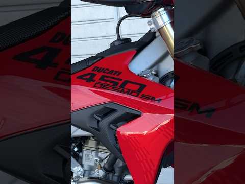 Ducati's First Supermoto, Desmo450SM, Debuts at WDW — Official Launch Expected in September
