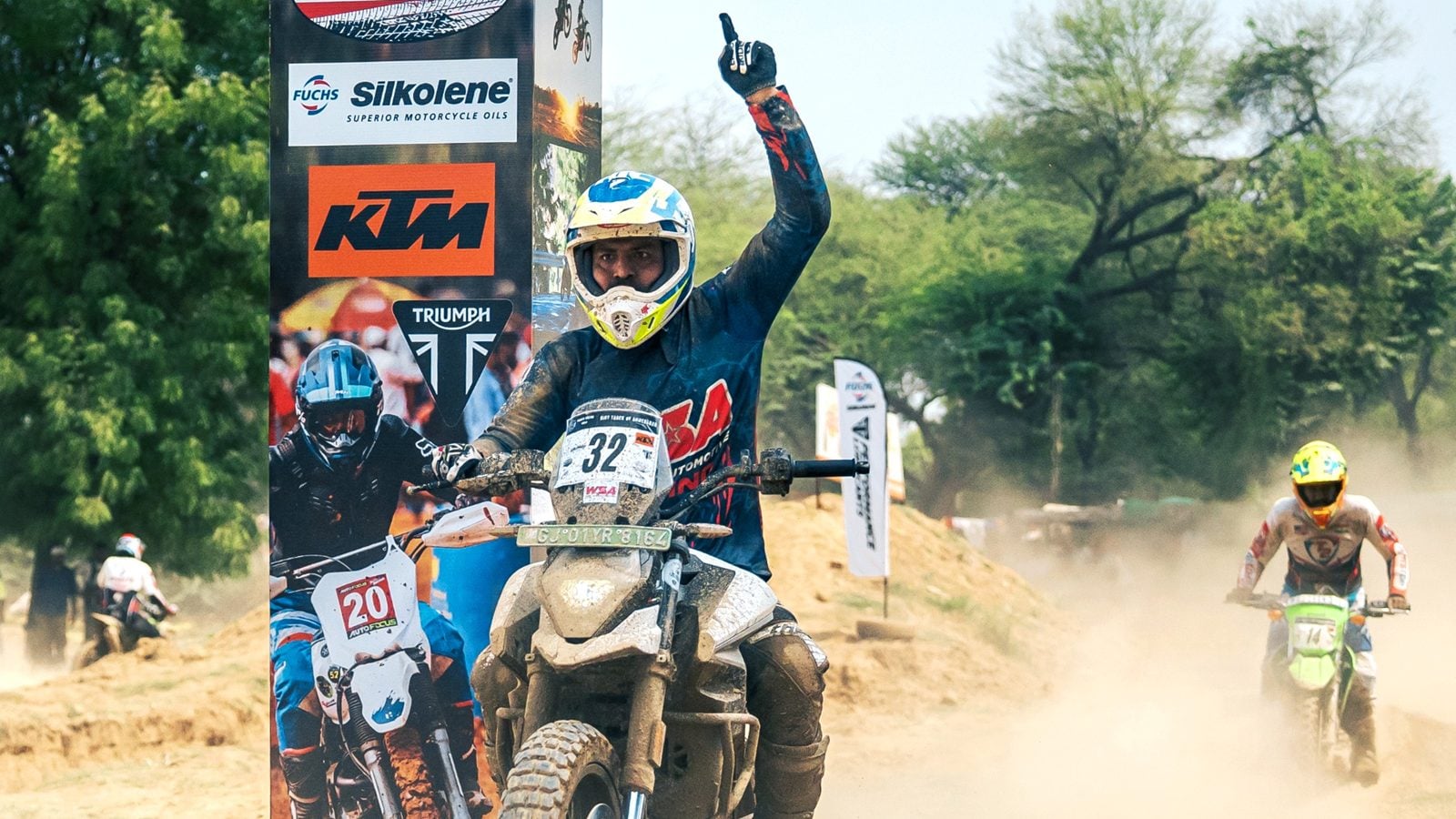 Ultraviolette X-47 Sweeps Two Classes at Ahmedabad Dirt Track