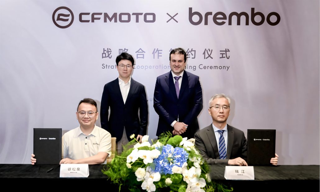 CFMoto and Brembo Form Long-Term Strategic Partnership to Co-Develop Future Model Brakes