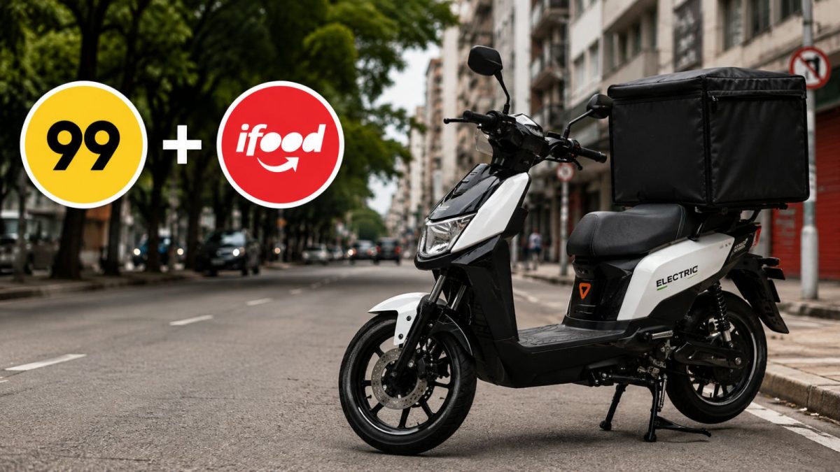 Rivals 99 and iFood Jointly Back Brazil's Electric Delivery Motorcycle Push
