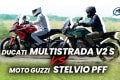 Moto Guzzi Stelvio vs Ducati Multistrada V2 S: Comparing Two Italian Takes on the Road-Trail Formula