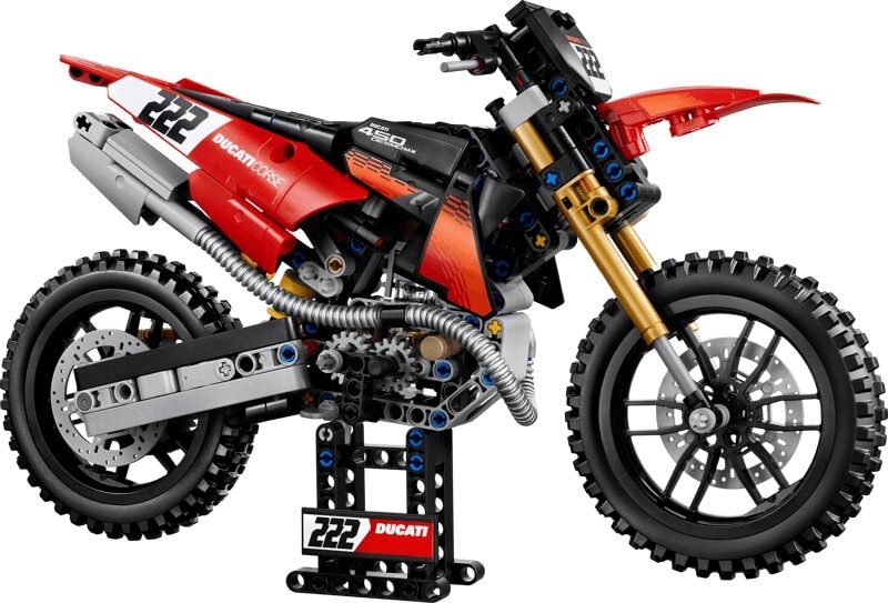 LEGO Turns Ducati Desmo450 MX Into a Technic Set, Brand's First Motocross Bike Immortalized in Model Form