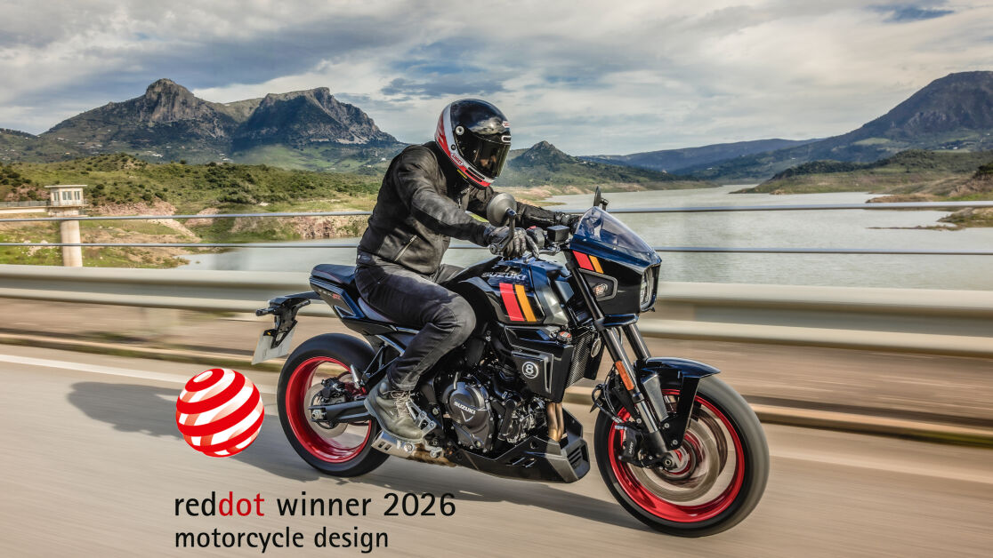 Suzuki GSX-8TT Joins Red Dot Design Museum in Essen for One Year