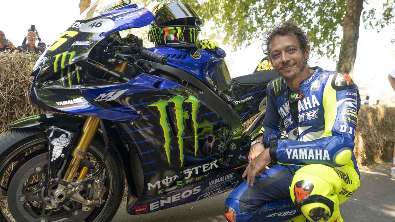 Rossi Is Back! Rides 2020 YZR-M1 at Goodwood, His First MotoGP Machine Since Retirement