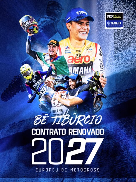 Bernardo Tibúrcio Renews with Yamaha 115 M78 for 2027