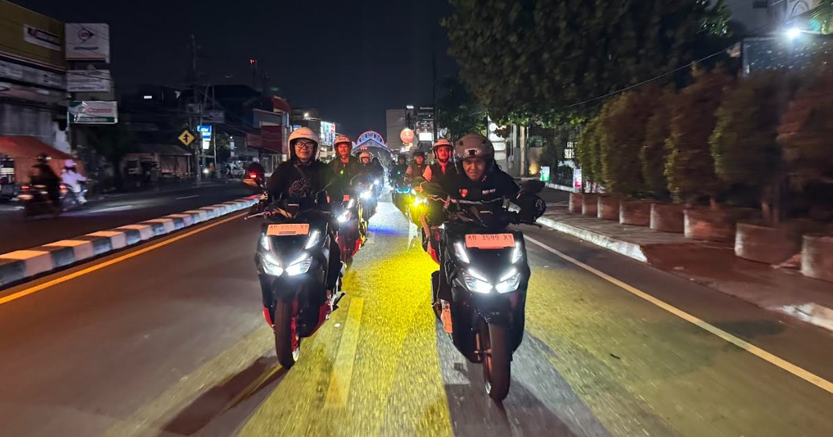 Astra Motor Hosts Honda Vario Evo 160 Night Ride Event in Yogyakarta
